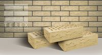 Облицовочный кирпич Tereх одинарный 1 НФ Слоновая кость рустик N Арт. 002