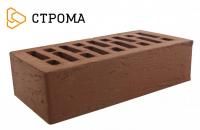 Облицовочный кирпич Строма одинарный 1 НФ Коричневый рустик