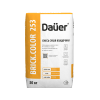 Цветная кладочная смесь для рядового кирпича Dauer BRICK.COLOR 253 серая 50 кг