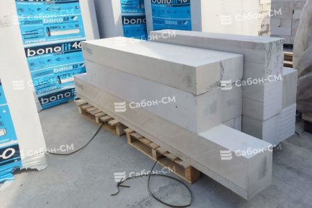 Газосиликатные блоки Бонолит Проджект Электросталь D500 600х350х250 стеновые