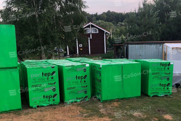 Пеноблоки стеновые Poritep 625х250х200, D500