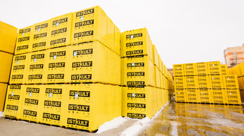 Газобетонные П-образные блоки Исткульт 500х250х400, D500
