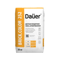 Цветная кладочная смесь армированная Dauer BRICK.COLOR 252 серая 50 кг
