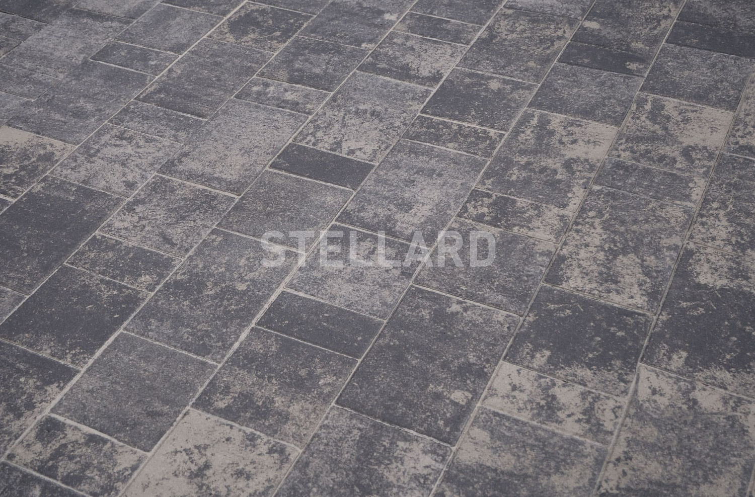 Тротуарная плитка Stellard Новый город Колор микс Грей 40