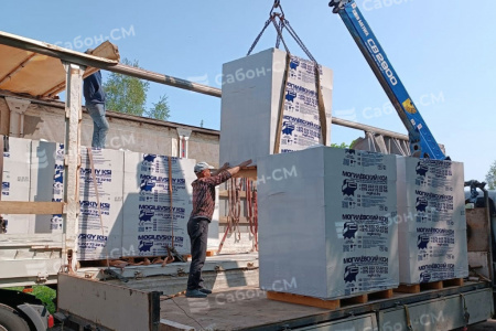 Газосиликатные блоки Могилевский КСИ D500 600х125х250 перегородочные